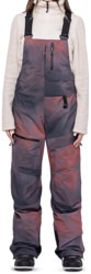 686 Women's Geode Thermagraph Bib Insulated Pants - hot coral spray