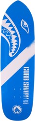 Black Label Adams Curb Shark 9.5 Skateboard Deck - blue