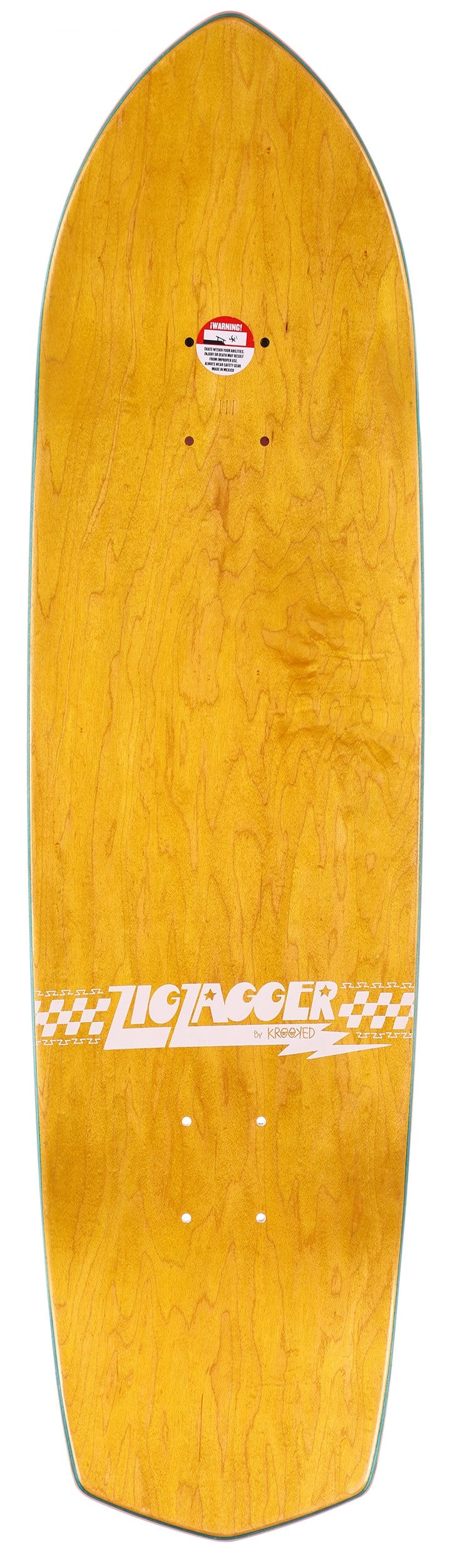 Krooked Zig Zagger 8.62 Skateboard Deck sam d black Tactics