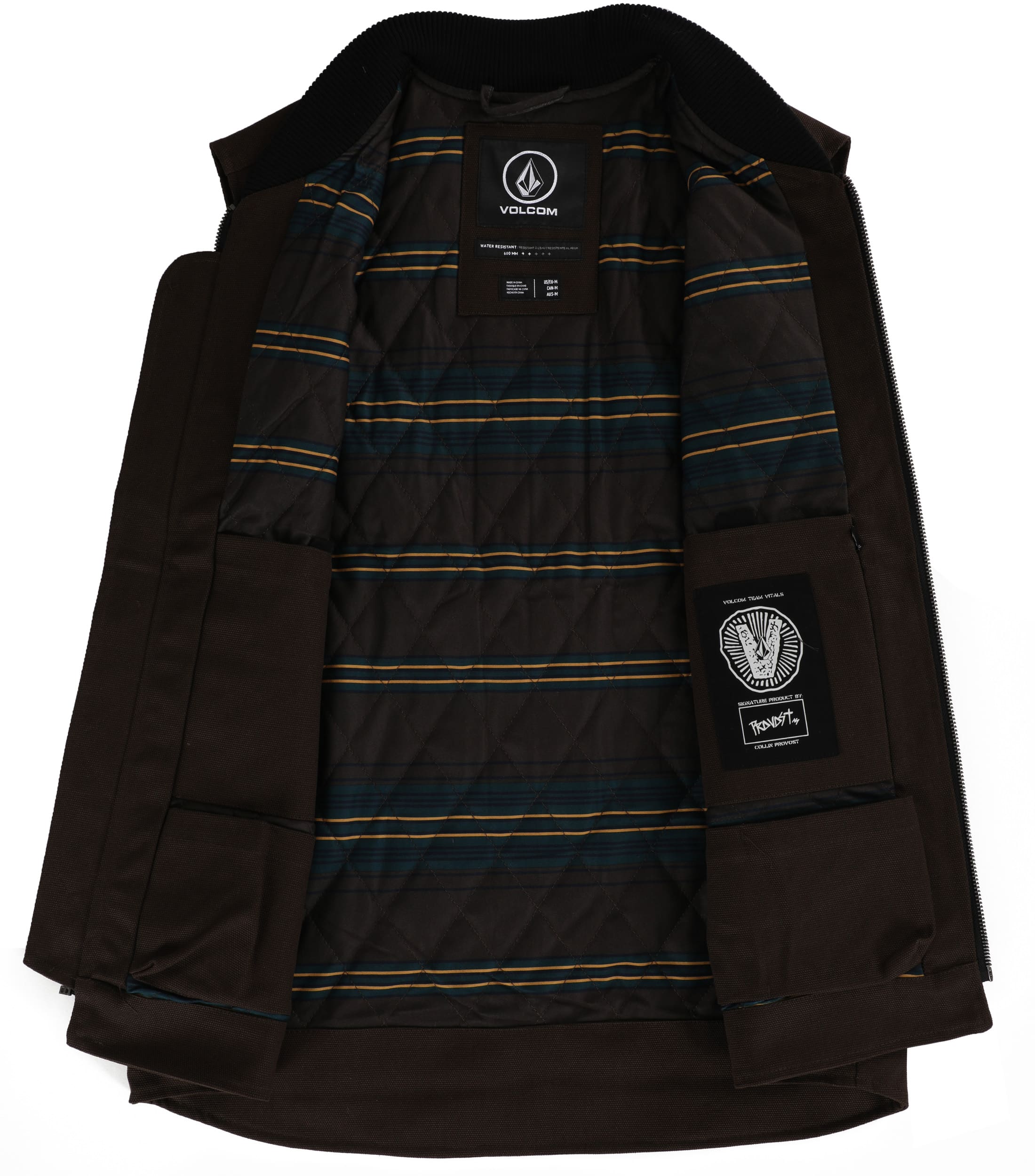 Skate Vitals Collin Provost Vest Jacket dark brown Free