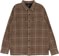 Volcom Skate Vitals Grant Taylor Flannel Shirt - dark khaki