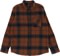 Volcom Caden Plaid Flannel Shirt - mocha