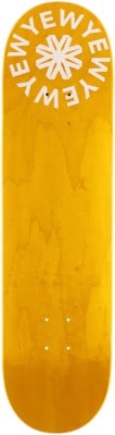 Yew Y Star 8.75 Skateboard Deck - yellow - view large