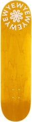 Yew Y Star 8.75 Skateboard Deck - yellow