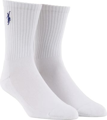 Polar Skate Co. No Comply Sock - white/blue - view large