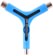 Pig Skate Tool w/ Threader - blue - reverse