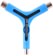 Pig Skate Tool w/ Threader - blue - reverse