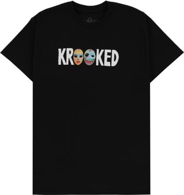 Krooked Masks T-Shirt - black - view large