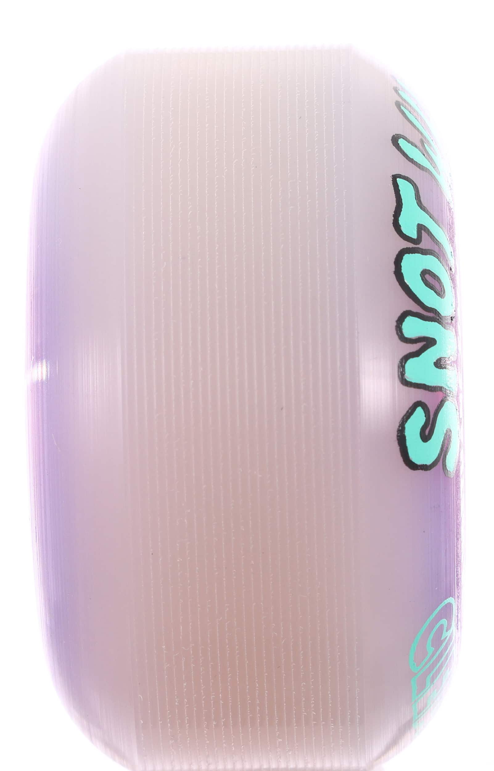 Snot clear cores skateboard wheels purple core tactics