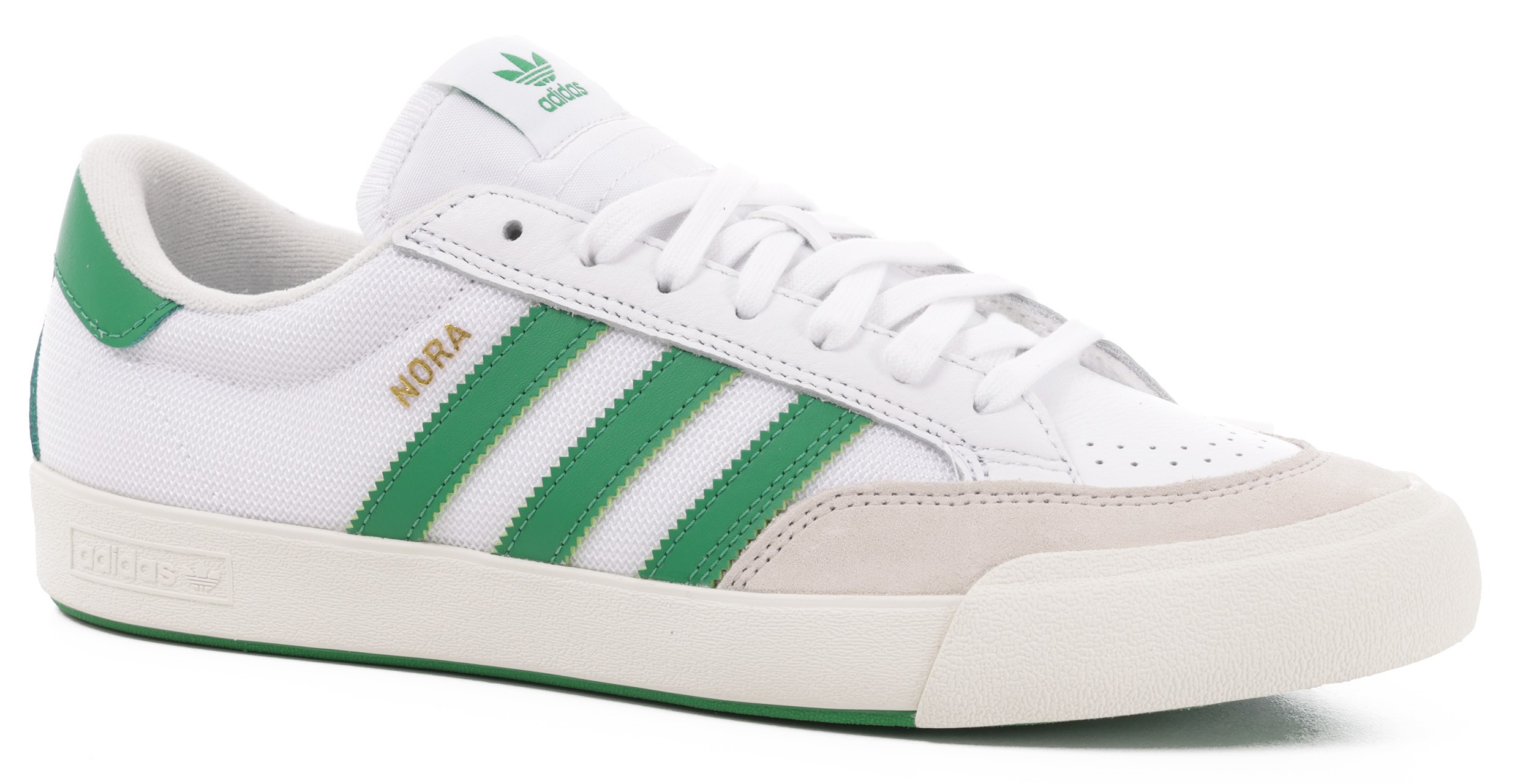 Adidas Nora Skate Shoes footwear white/green/footwear white Tactics