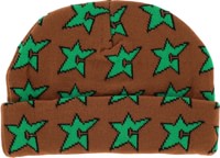 Carpet C-Star All Over Jacquard Beanie - brown