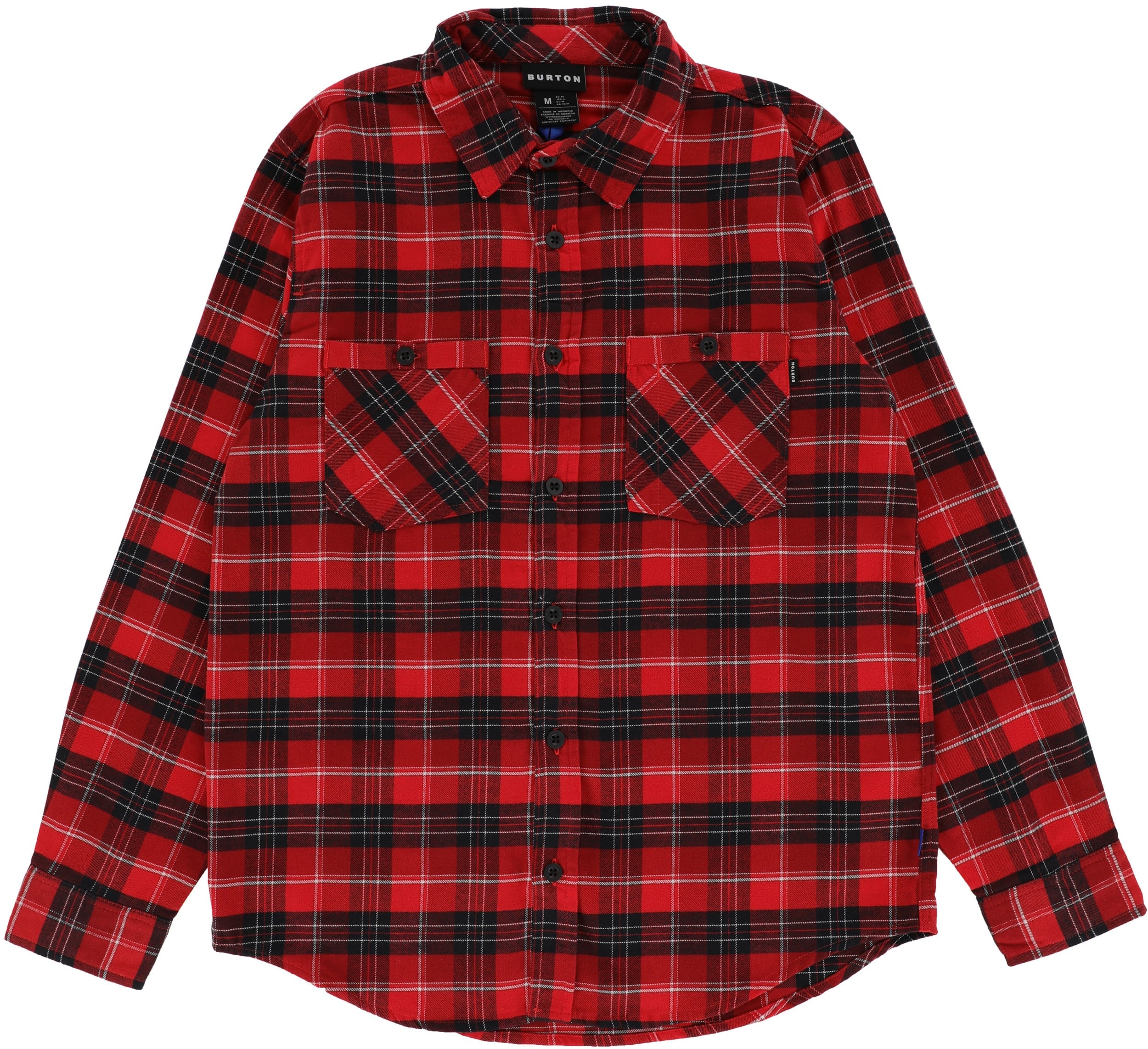 Burton Favorite Long Sleeve Flannel - tomato bradley plaid | Tactics