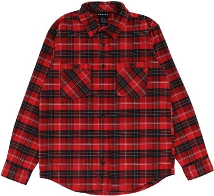 Burton Favorite Long Sleeve Flannel - tomato bradley plaid - view large