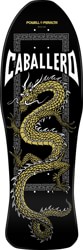 Powell Peralta Caballero Chinese Dragon 10.0 Skateboard Deck - black/gold