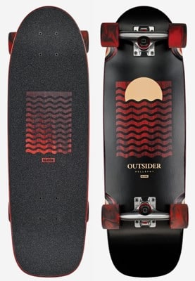 Globe Outsider 8.25 Complete Cruiser Skateboard - hellbent/red - view large