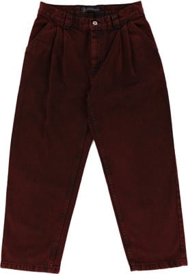 Polar Skate Co. Grund Chino Pants - red black - view large