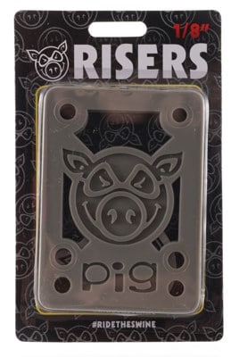 Pig Pile Shock Pad Skateboard Risers - grey - view large