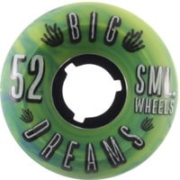 Sml. Succulent Cruisers Skateboard Wheels - blue/yellow swirl (92a)