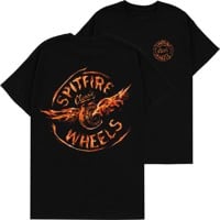 Spitfire Flamed Flying Classic T-Shirt - black