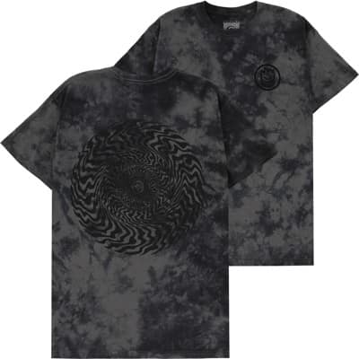 Spitfire Swirled Classic T-Shirt - black/charcoal tie dye - view large