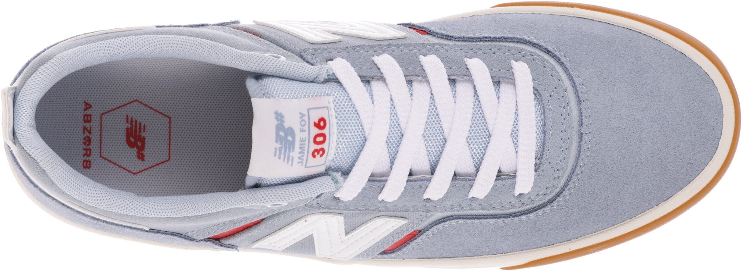 New Balance Numeric 306 Skate Shoes - arctic/red - Free Shipping | Tactics