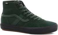 Vans Crockett Pro High Top Skate Shoes - dark green/black