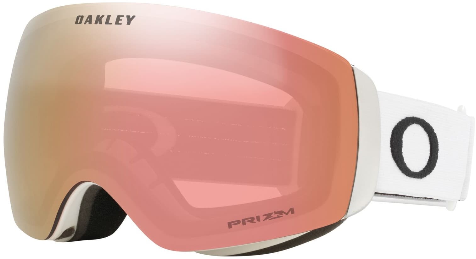 Oakley Flight Deck M Goggles matte white/prizm rose gold lens Tactics