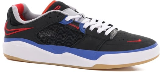Nike SB Ishod Wair PRM Skate Shoes - black/university red-hyper royal - view large