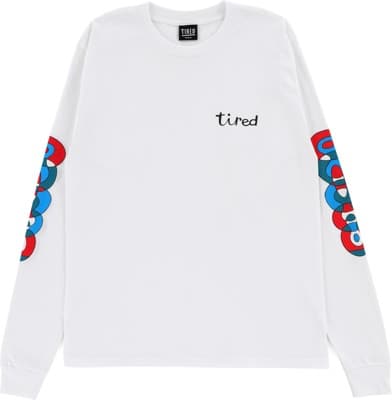 Tired Wobbles L/S T-Shirt - white - view large