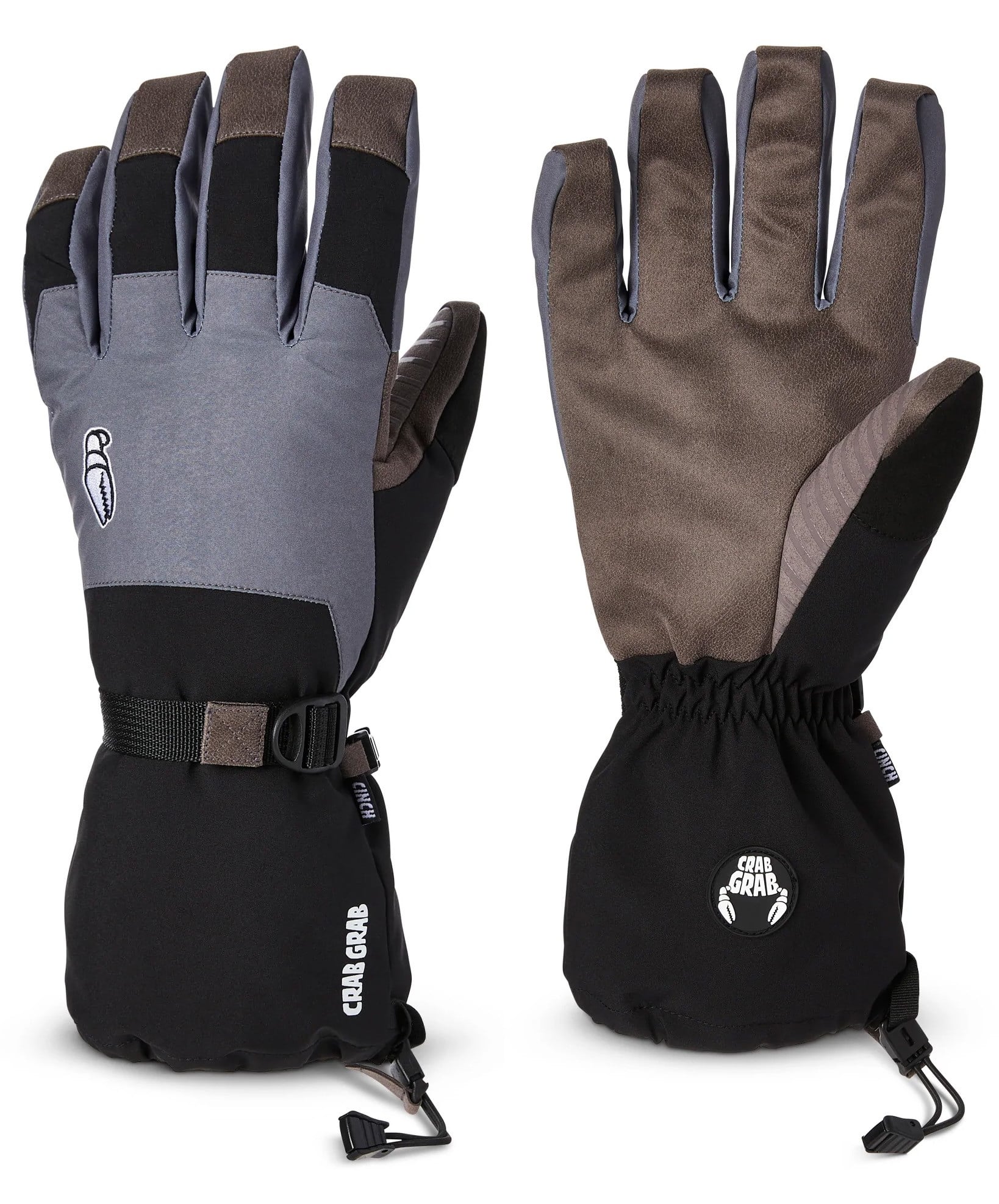 Crab Grab Cinch Gloves (mike rav) black and grey Tactics