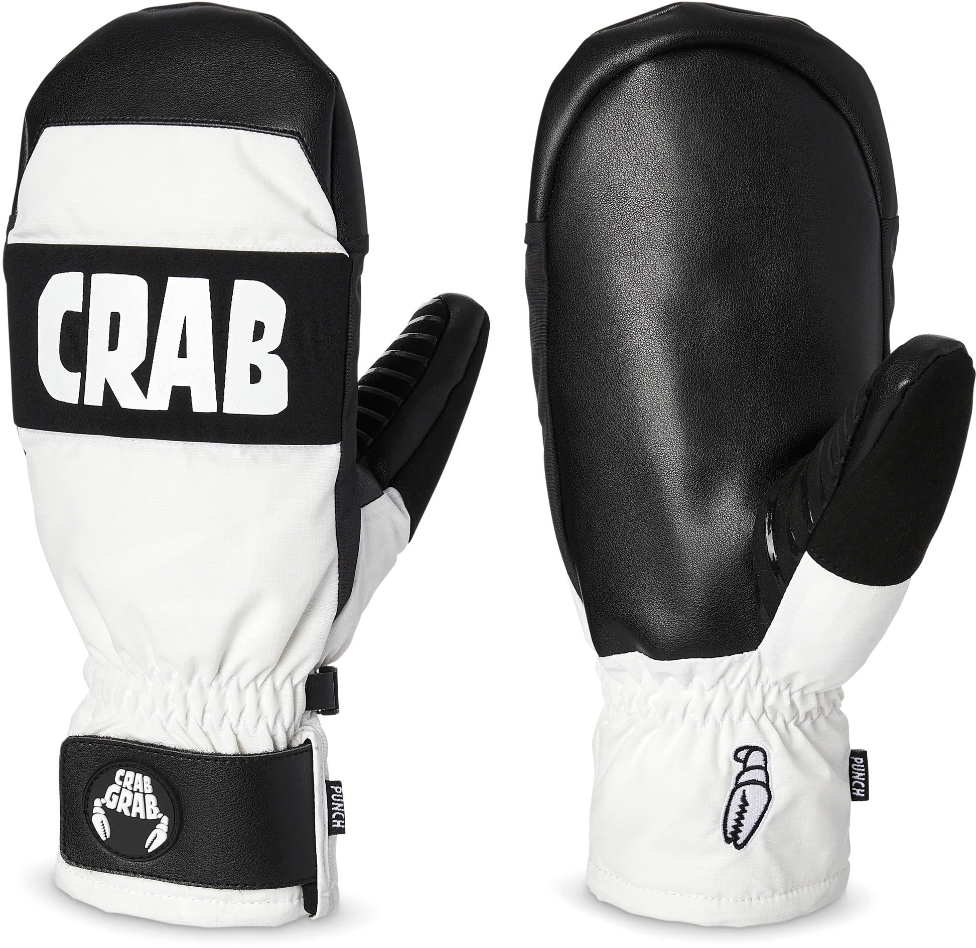 Crab Grab Punch Mitts white Tactics