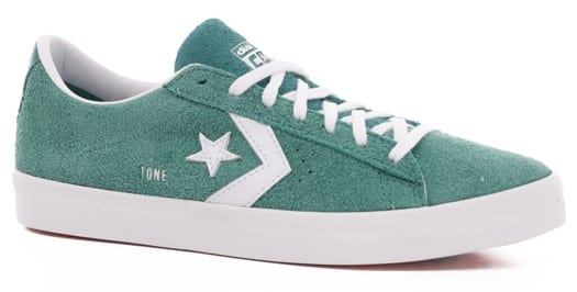 Converse Pro Leather Vulcanized Pro Skate Shoes - (dial tone wheel co) vintage jade/cool jade - view large