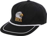 RVCA Flight Snapback Hat - black