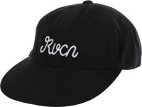 RVCA Evan Mock Sorry Snapback Hat - black