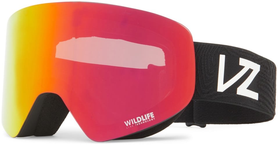 Von Zipper Encore Goggles black satin/wildlife fire chrome lens Tactics