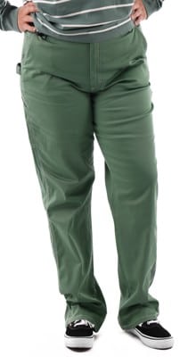 Dickies Women's Contrast Stitch Carpenter Pants - dark ivy - view large