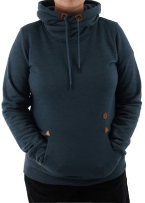Volcom Women's Tower Pullover Fleece Hoodie - storm blue - view large