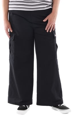 Dickies Women's Twill Crop Cargo Pants - stonewashed black - view large