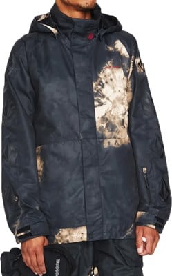 volcom iconic stone insulated jacket - bleach black s