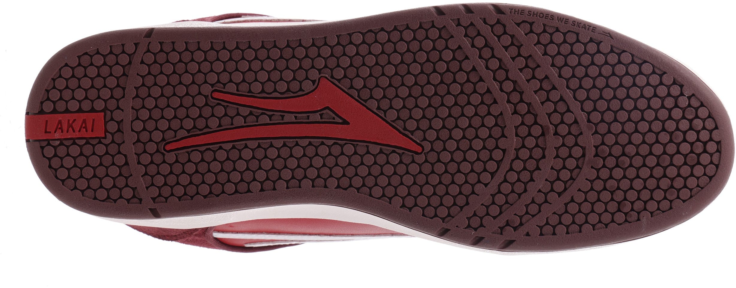 Lakai Telford Low Skate Shoes burgundy/cardinal suede Tactics