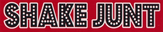 Shake Junt Stretch Logo Sticker - red/black - view large