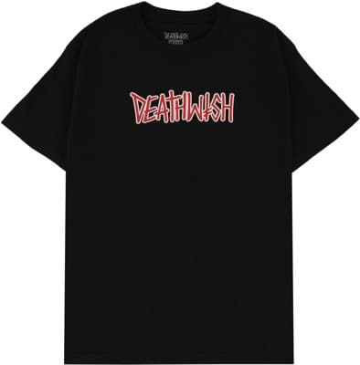 Deathwish Outline T-Shirt - black/red - view large