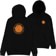 Airblaster Volcanic Surf Club Hoodie - black/orange