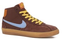 Nike SB Bruin High PRM Skate Shoes - (why so sad) light chocolate/light blue-monarch