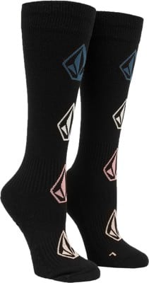 Volcom Women's Sherwood Medium Weight Snowboard Socks - black/multi - view large