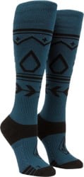 Volcom Women's TTT Heavy Weight Snowboard Socks - storm blue