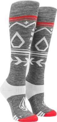 Volcom Women's TTT Heavy Weight Snowboard Socks - heather grey - view large