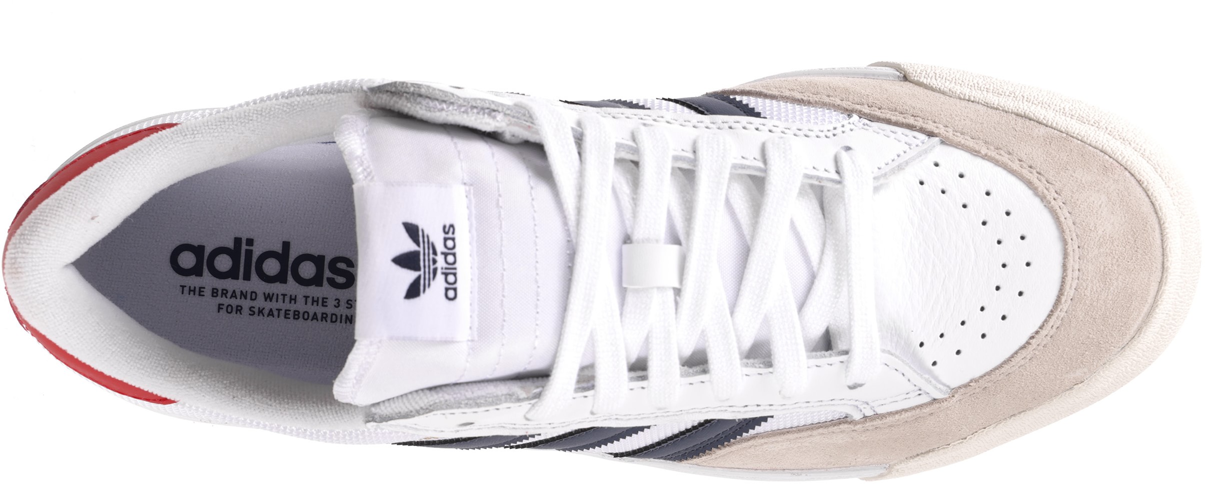 Adidas Nora Skate Shoes footwear white/shadow navy/scarlet Free