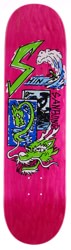 Polar Skate Co. Sanbongi Bonzai Ride 2.0 8.75 Surf Jr. Shape Skateboard Deck - pink