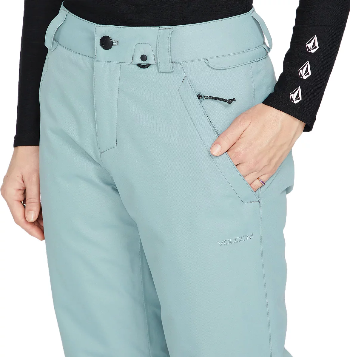 Volcom Frochick Travel Pant: Pantaloni Donna Per Tempo Libero Ed Escursionismo Con Ricamo